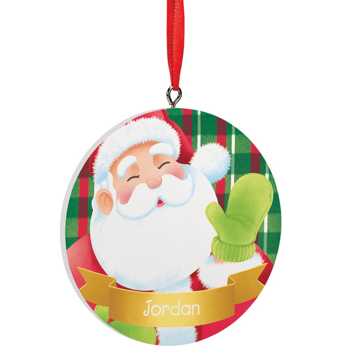 Personalized Santa Ornament + '-' + 373805