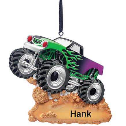 Personalized Monster Truck Ornament-373812