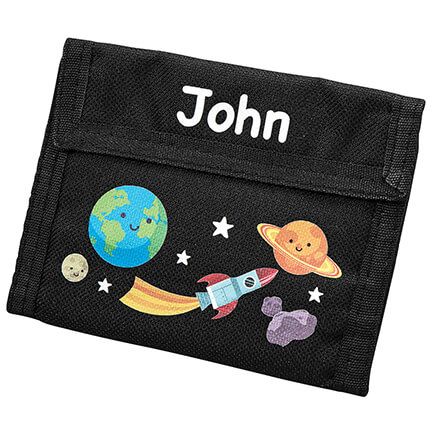 Personalized Children's Space-Themed Wallet-373903
