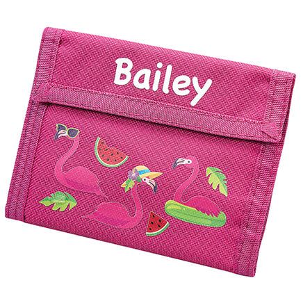Personalized Children's Flamingo Wallet-373906