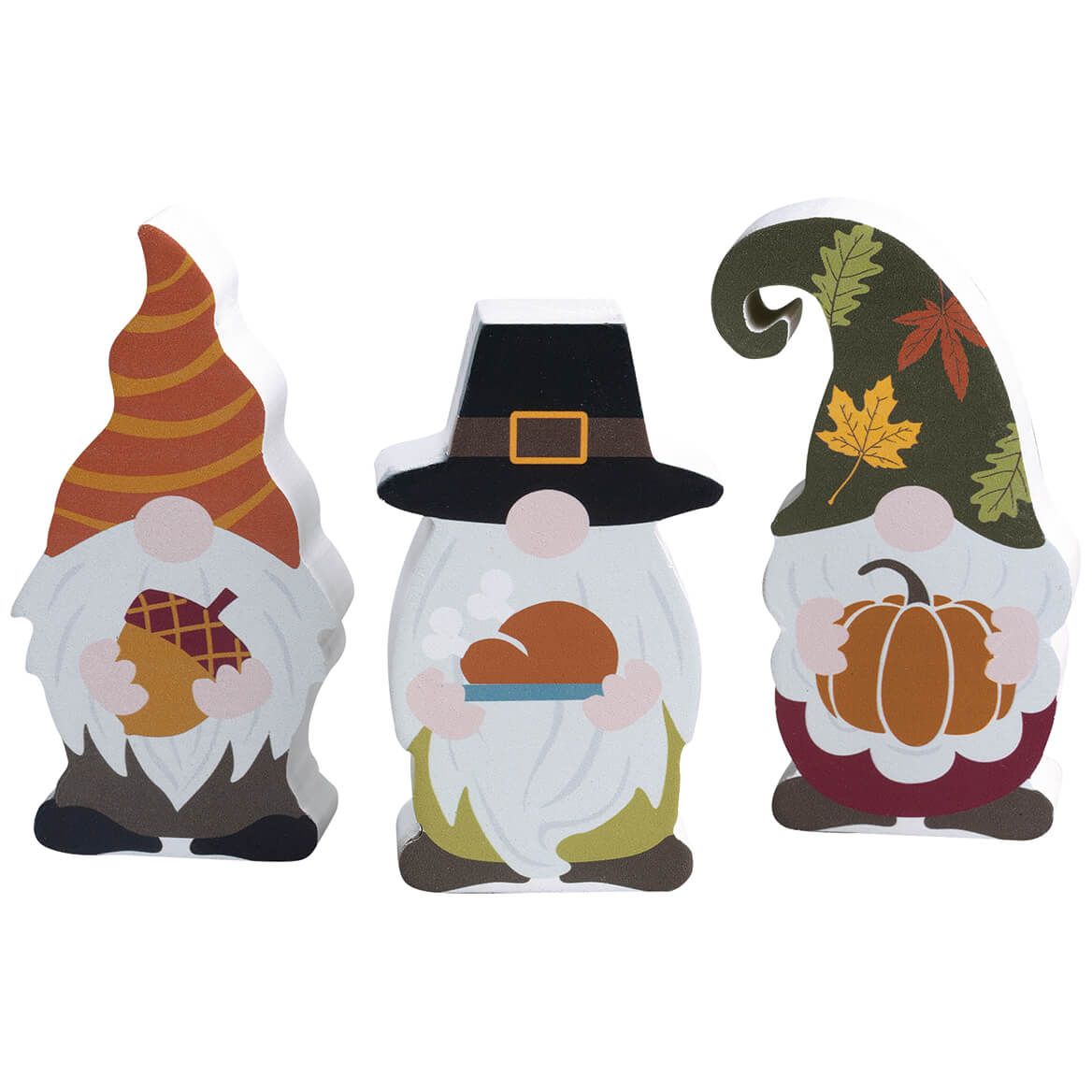 Fall Gnome Table Sitters by Holiday Peak™, Set of 3 + '-' + 373908