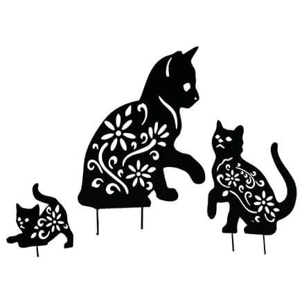 Black Cat Silhouette Stakes by Fox River™ Creations, Set of 3-373925