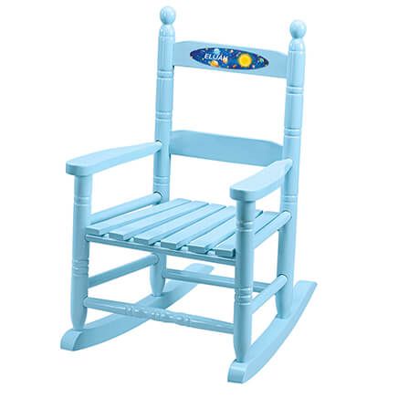 Personalized Space-Themed Children's Rocking Chair-373932