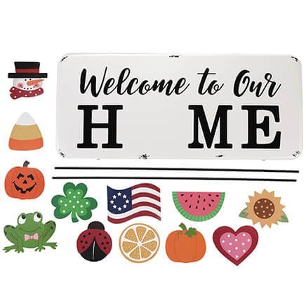Welcome to Our Home Magnetic Seasonal Yard Stake by Fox River™ Creations-374023