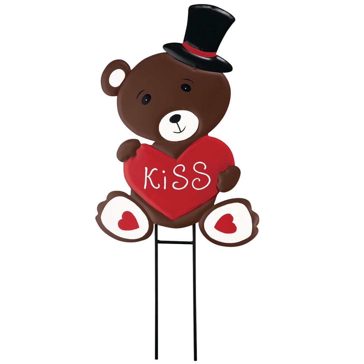 Teddy Bear KISS Decorative Yard Stake by Fox River™ Creations + '-' + 374075