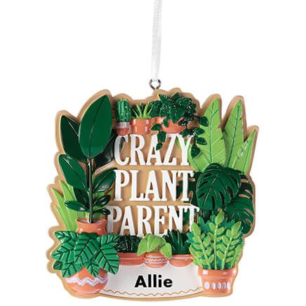 Personalized Crazy Plant Parent Ornament-374084