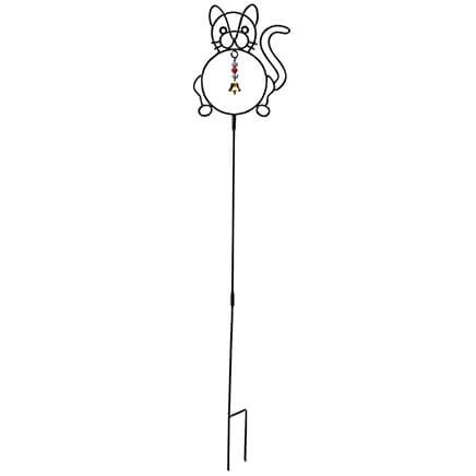 Metal Kitty with Bell Decorative Yard Stake by Fox River™ Creations-374091