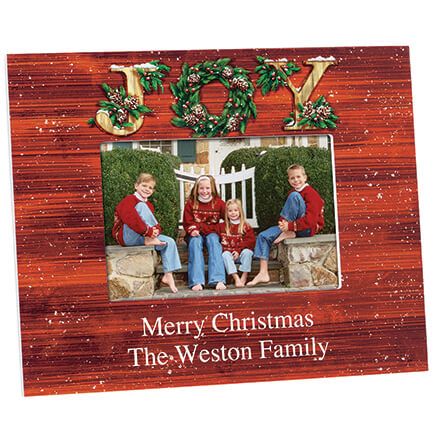 Personalized Christmas Joy Frame-374093