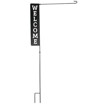 Metal Welcome Garden Flag Holder by Fox River™ Creations-374104