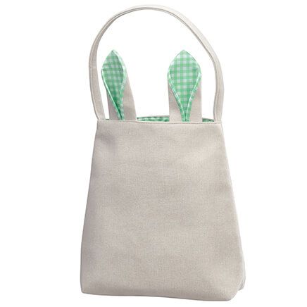 Bunny Bag with Green Gingham-374178