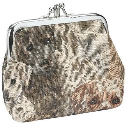 Animal Tapestry Dual Coin Pouch-374309