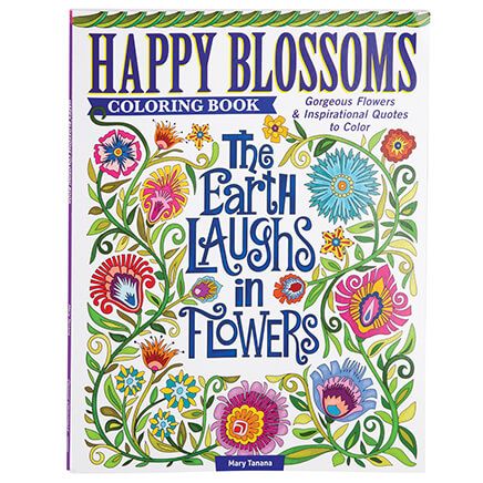 Happy Blossoms Coloring Book-374313