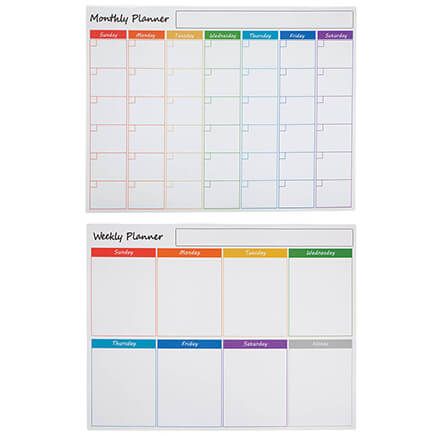 Weekly/Monthly Magnetic Calendars, Set of 2-374315
