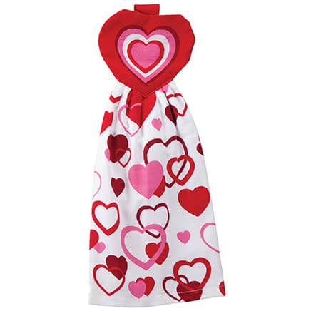 Beating Hearts Tie Towel-374371
