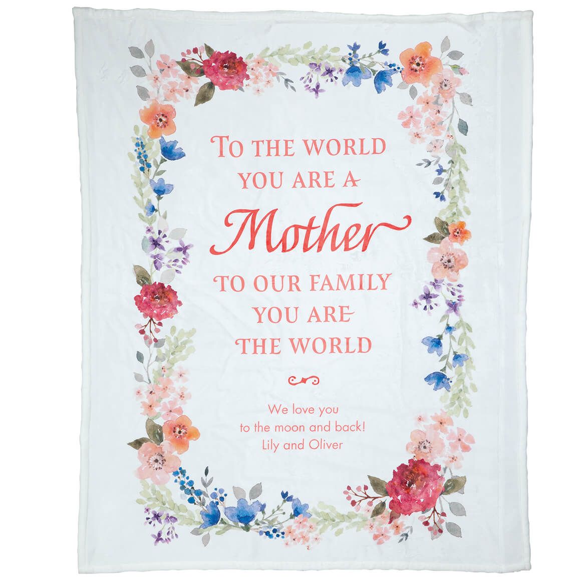 Personalized Mother Throw, 50"x60" + '-' + 374376