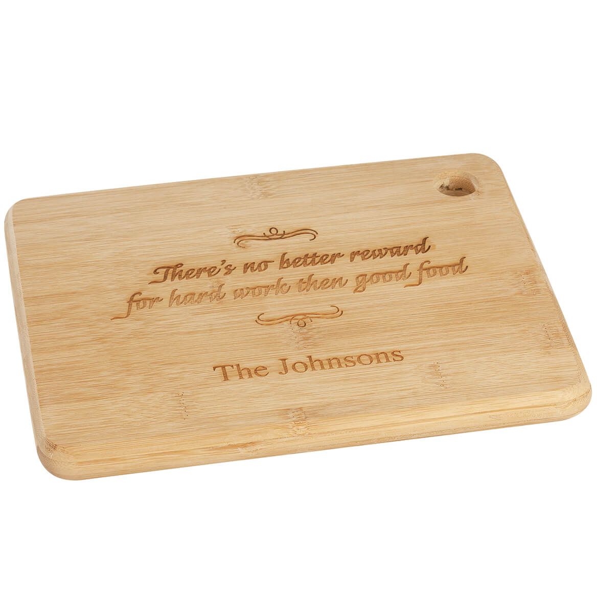 Personalized "There's No Better Reward" Cutting Board + '-' + 374411
