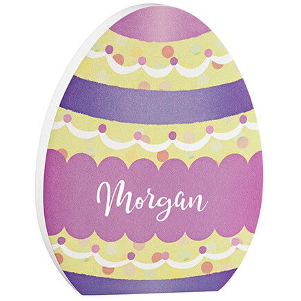 Personalized Easter Egg Table Sitter by Holiday Peak™-374549