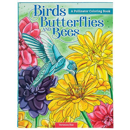 Birds, Butterflies and Bees Coloring Book-374582