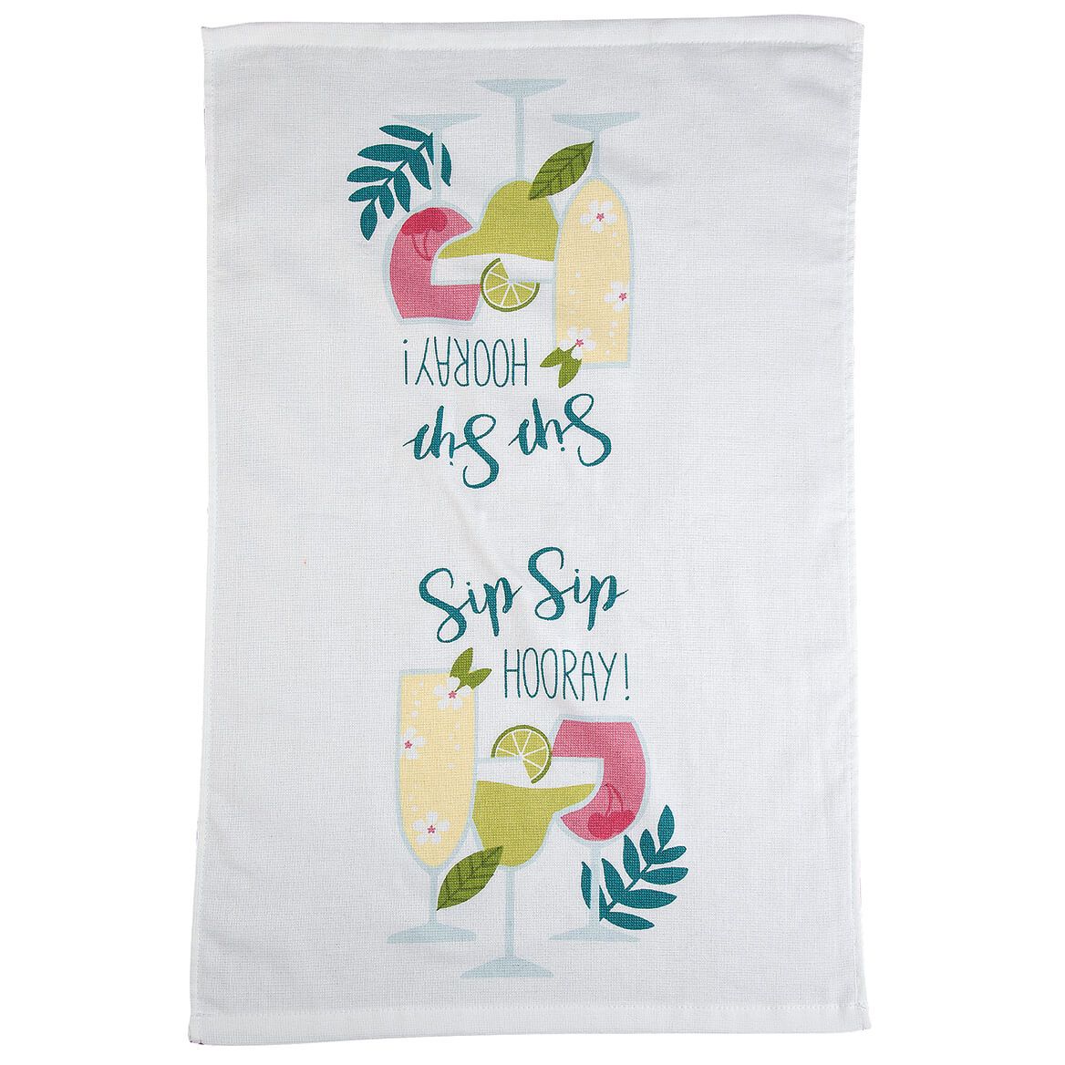 Sip Sip Hooray Towel + '-' + 374617