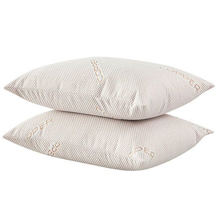 Copper-Infused Pillow Covers by OakRidge™, Set of 2-374634