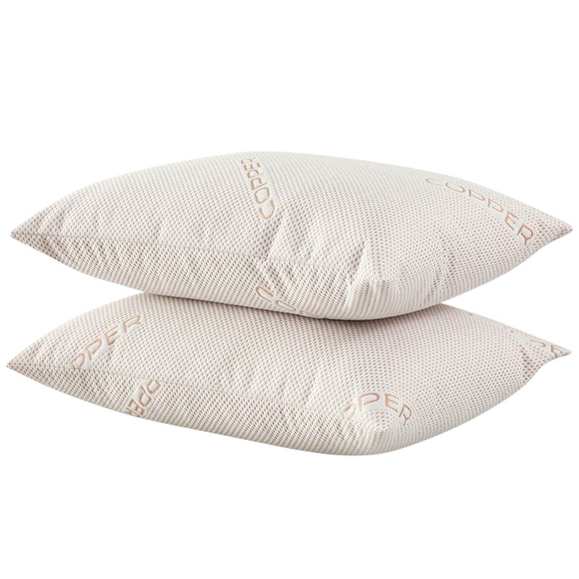 Copper-Infused Pillow Covers by OakRidge™, Set of 2 + '-' + 374634