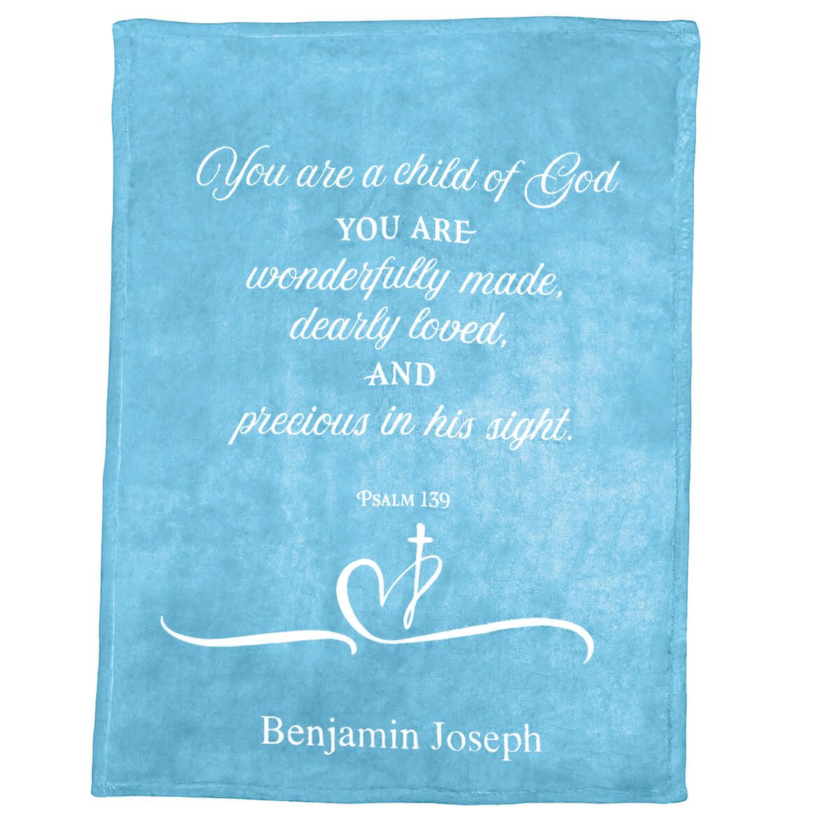 Personalized Children's Baptismal Blanket + '-' + 374727