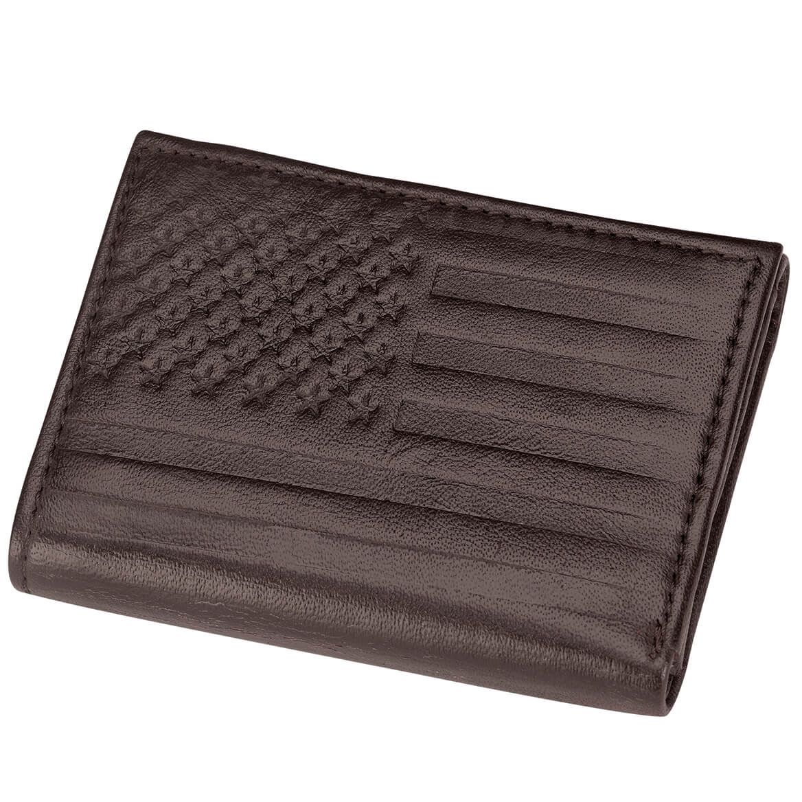 Genuine Leather Debossed RFID Trifold Wallet + '-' + 374735