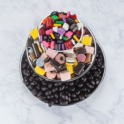 マルコ黒 LL 　すみっち Licorice Allsorts, Set of 3 - English Licorice - Miles Kimball