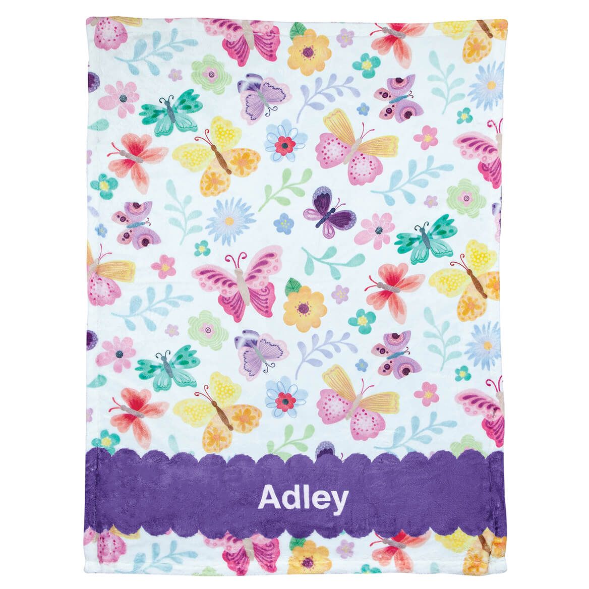Personalized Children's Butterfly Blanket + '-' + 374856