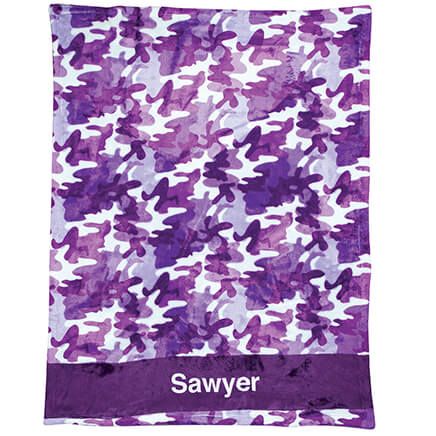 Personalized Children's Camouflage Blanket-374858