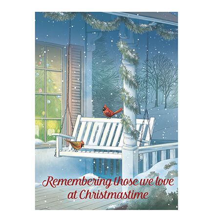 Personalized Remembering Those We Love Christmas Cards, Set of 20-374968
