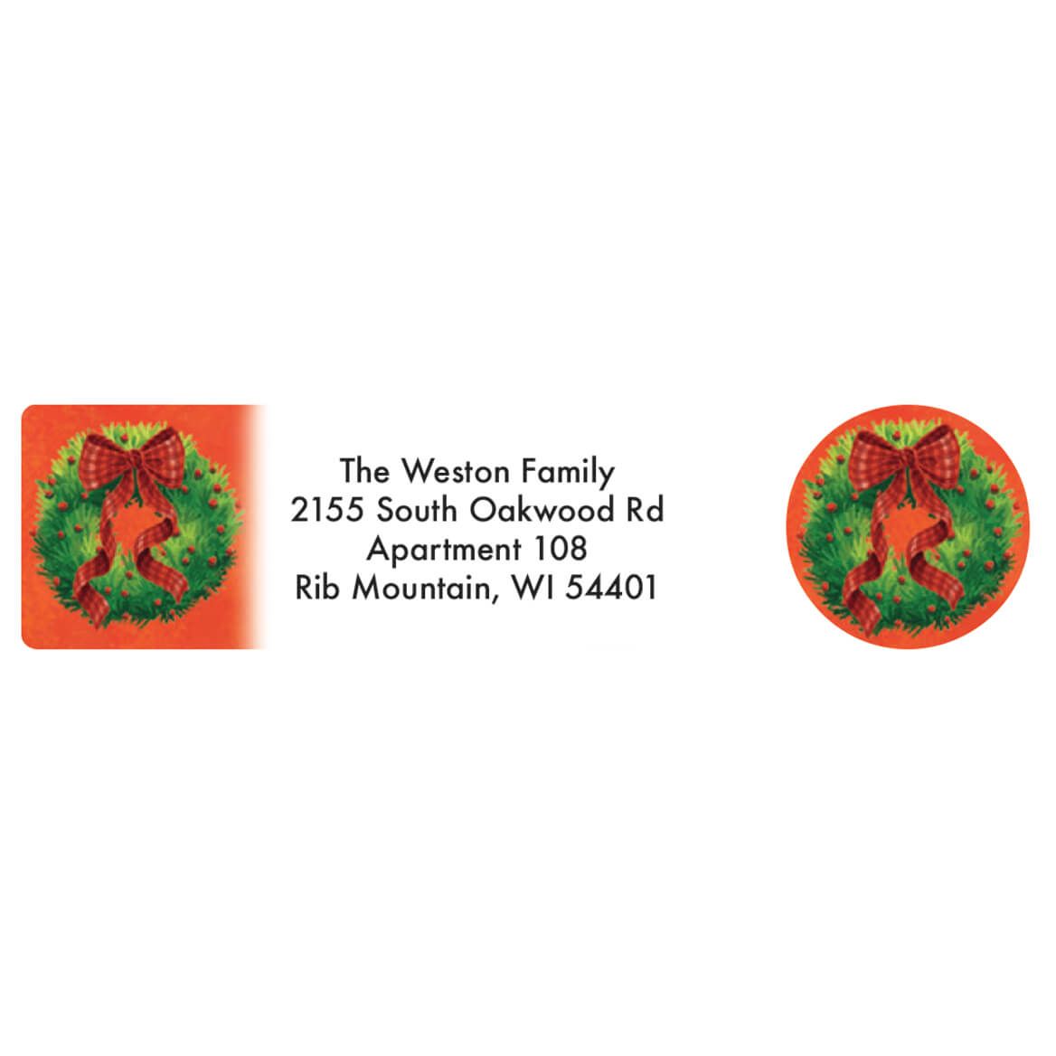 Personalized Seasonal Doorways Labels and Seals, Set of 20 + '-' + 374980