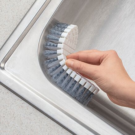 View product details for Multipurpose Bendable Cleaning Brushes, Set of 2 by Chef's Pride™