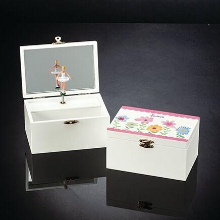 Personalized Floral Children's Jewelry Box-375084