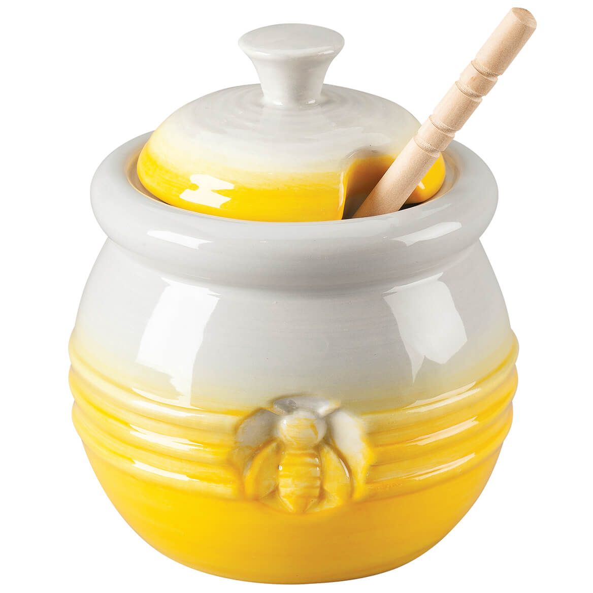 Honey Pot with Dipper by Home Marketplace™ + '-' + 375110