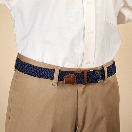 Men's Braided Stretch Belt-375462