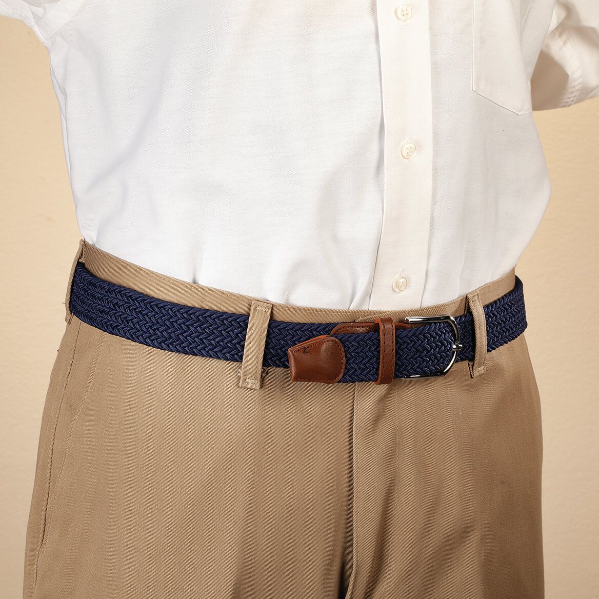 Men's Braided Stretch Belt + '-' + 375462