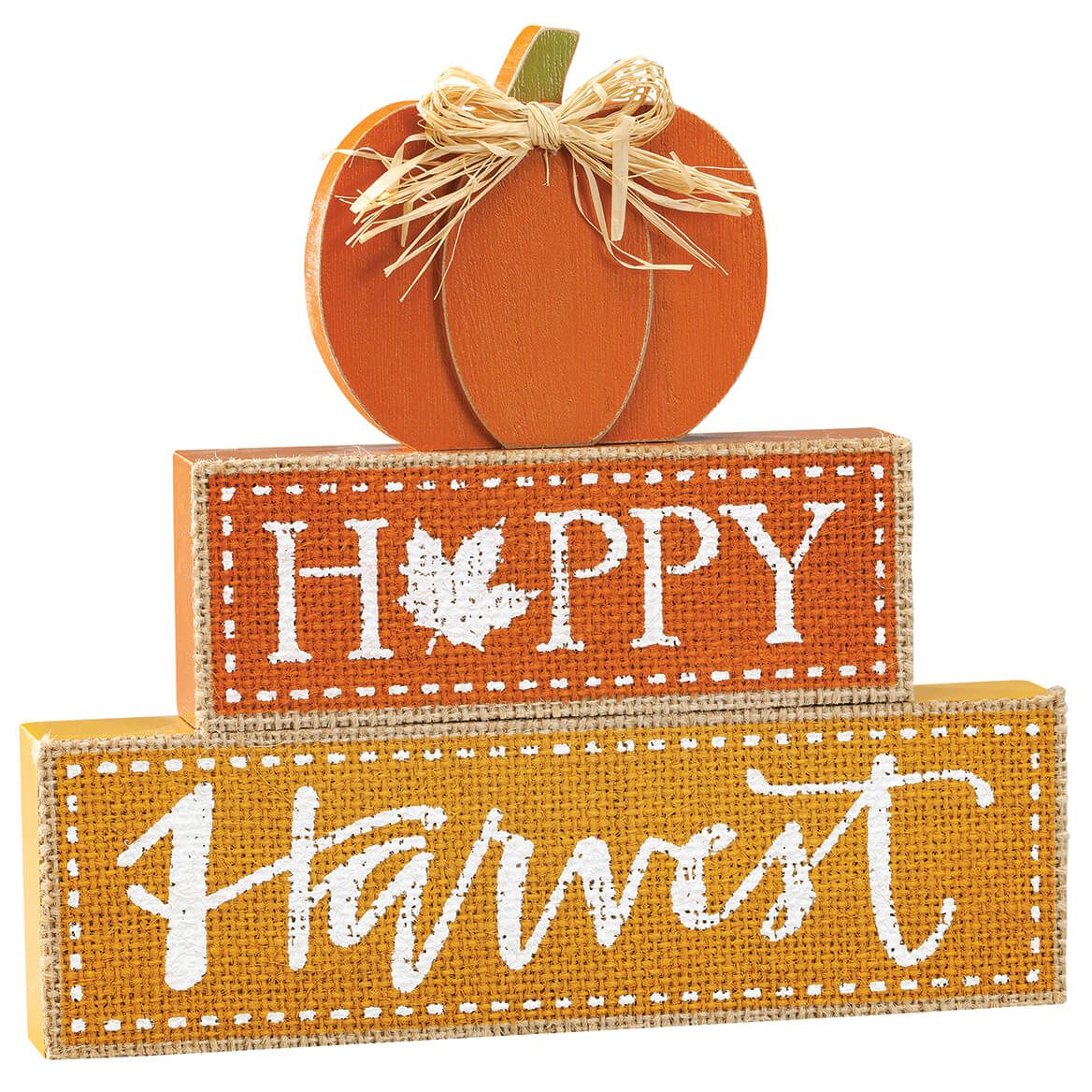Happy Harvest Block Sign by Holiday Peak™ + '-' + 375594