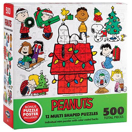 Peanuts® Holiday Multi-Shaped Puzzles-375610