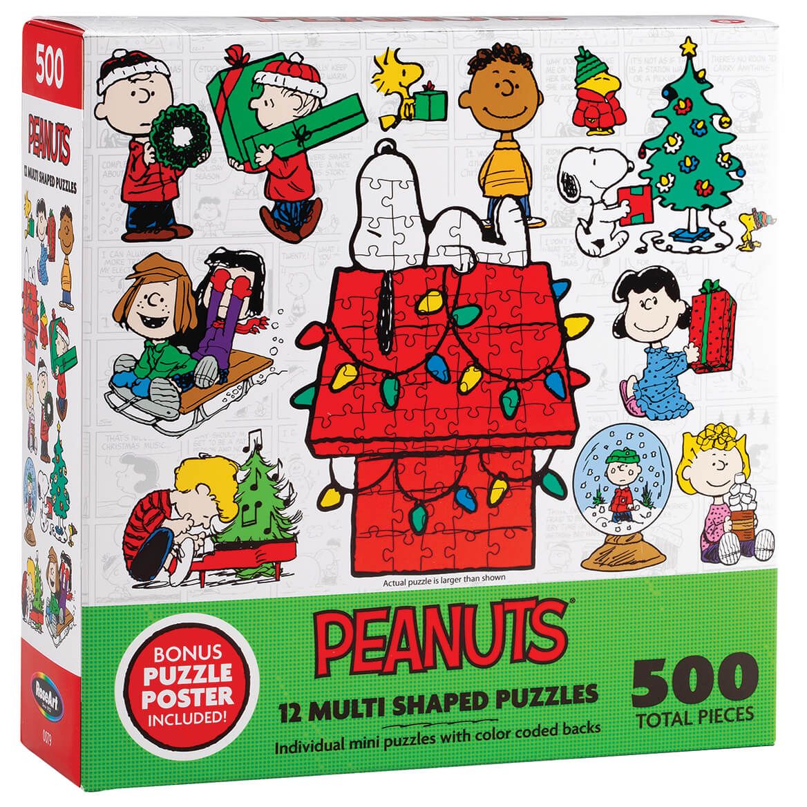 Peanuts® Holiday Multi-Shaped Puzzles + '-' + 375610
