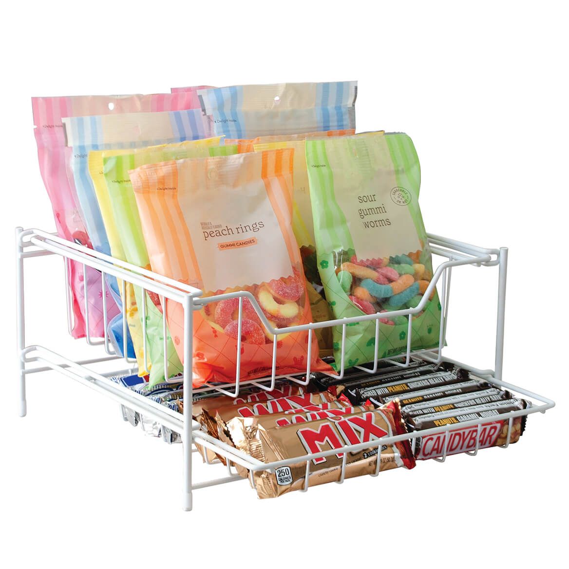 White Pantry Snack Organizer by Home Marketplace + '-' + 375679