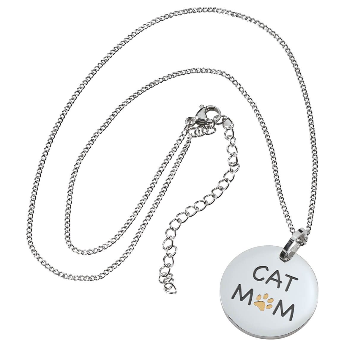 Personalized Cat Mom Necklace + '-' + 375738