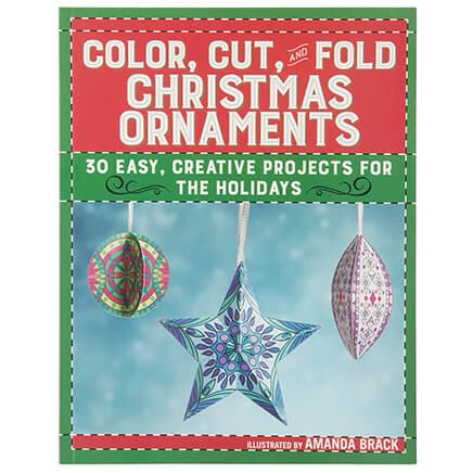 Color, Cut and Fold Christmas Ornament Kit-375776