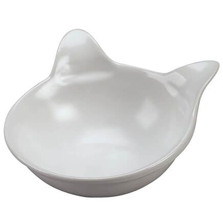 Porcelain Cat-Shaped Bowl-375798