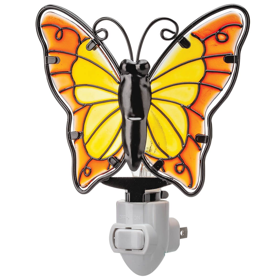 Stained Glass Butterfly Nightlight + '-' + 375847