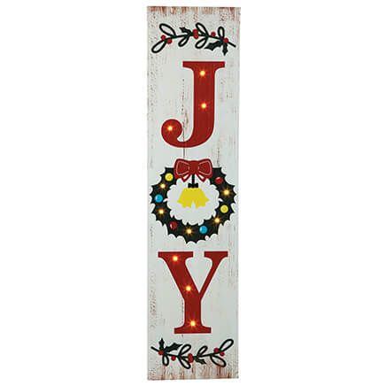 JOY Lighted Sign By Holiday Peak™-375867