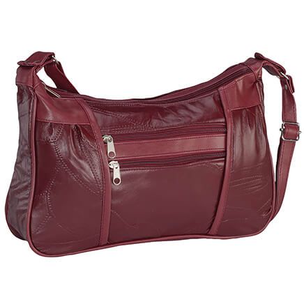 Patch Leather Handbag-375878