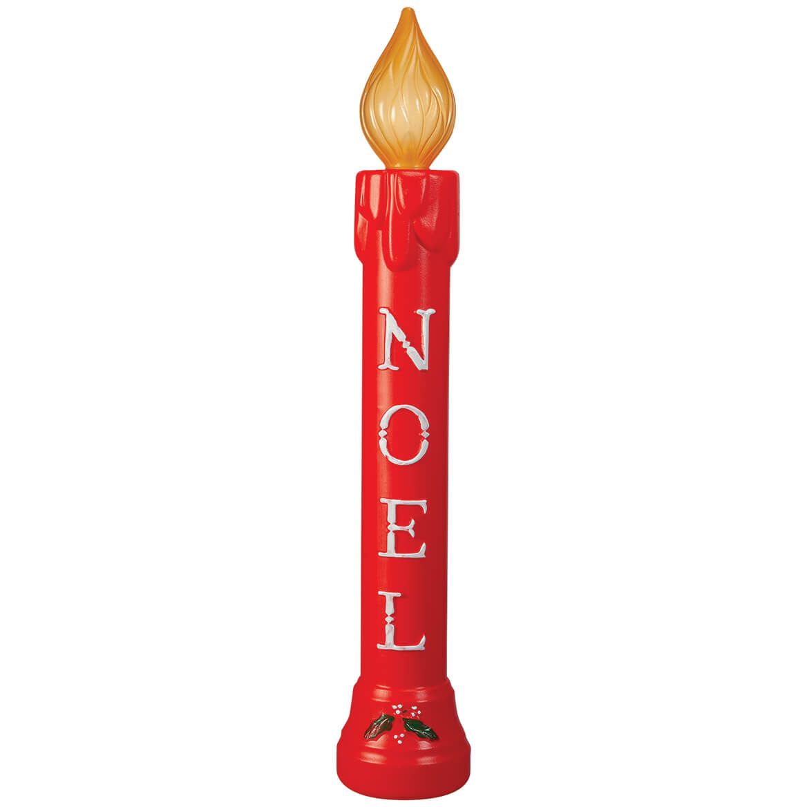 NOEL Candle Lighted Blow Mold + '-' + 375912