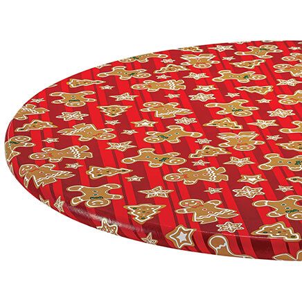 Gingerbread Fun Elasticized Table Cover By Chef's Pride™-375931