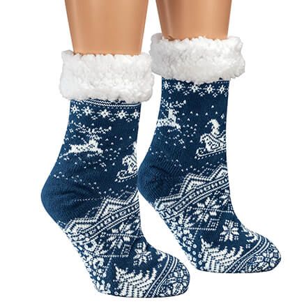 Winter Wonderland Holiday Boot Socks-375968